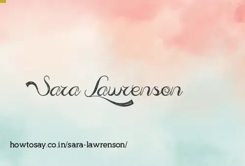 Sara Lawrenson