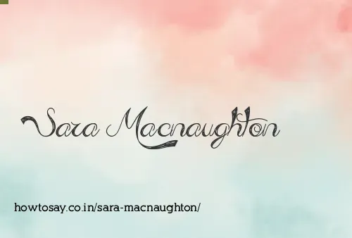 Sara Macnaughton