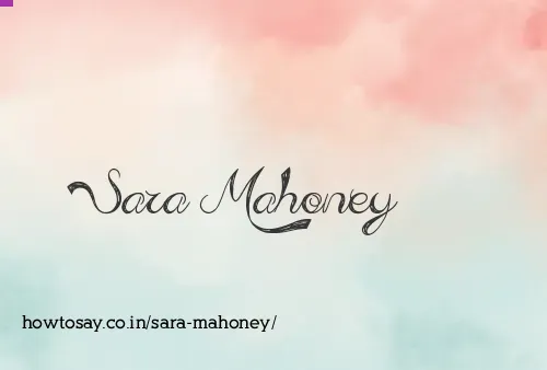 Sara Mahoney