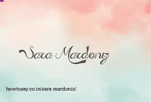 Sara Mardoniz