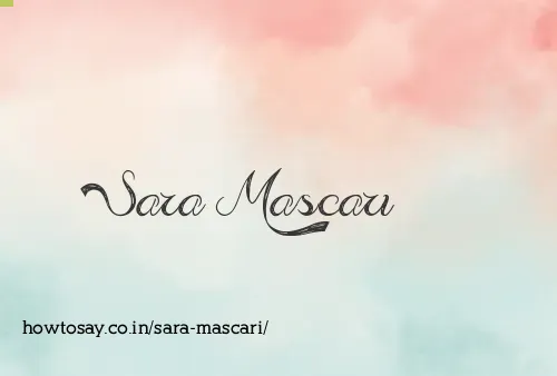 Sara Mascari