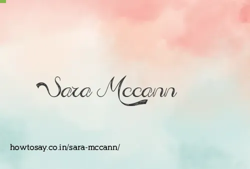 Sara Mccann