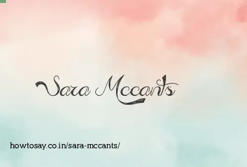 Sara Mccants