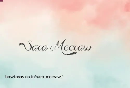 Sara Mccraw