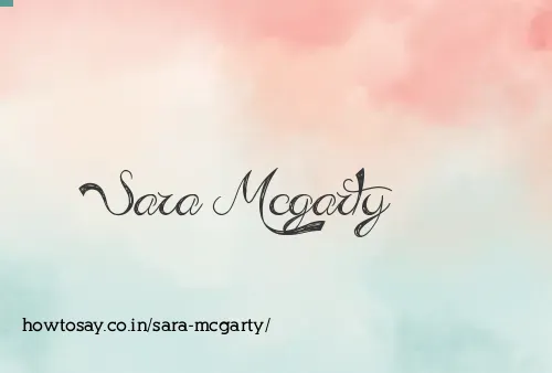 Sara Mcgarty