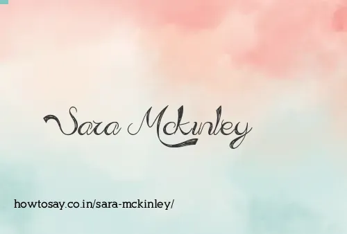 Sara Mckinley
