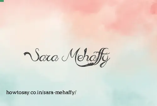Sara Mehaffy