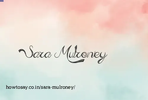 Sara Mulroney