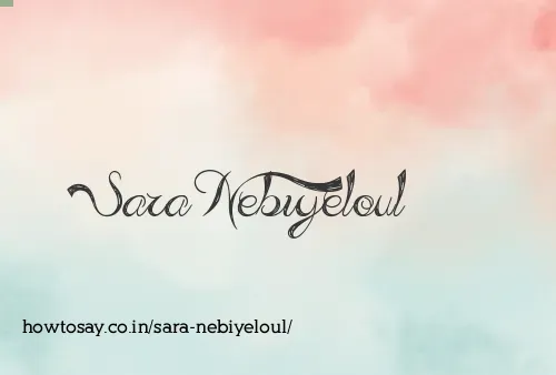 Sara Nebiyeloul
