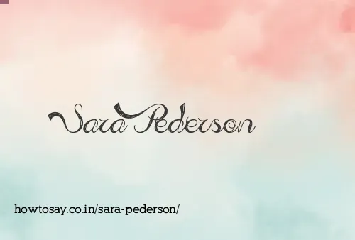 Sara Pederson