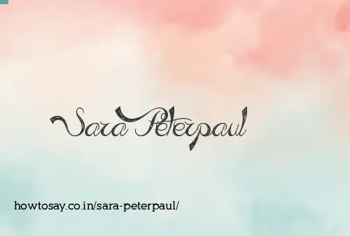 Sara Peterpaul