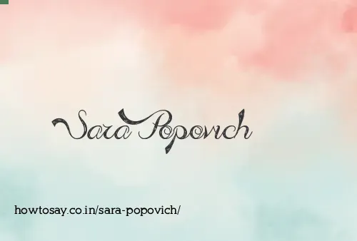 Sara Popovich