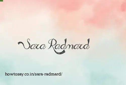 Sara Radmard