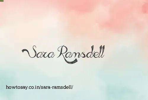 Sara Ramsdell