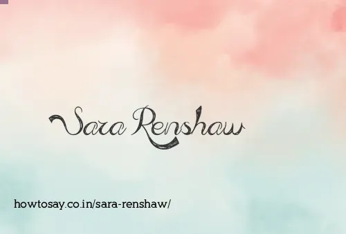 Sara Renshaw