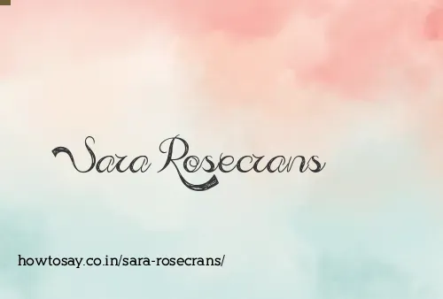 Sara Rosecrans