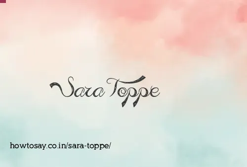 Sara Toppe