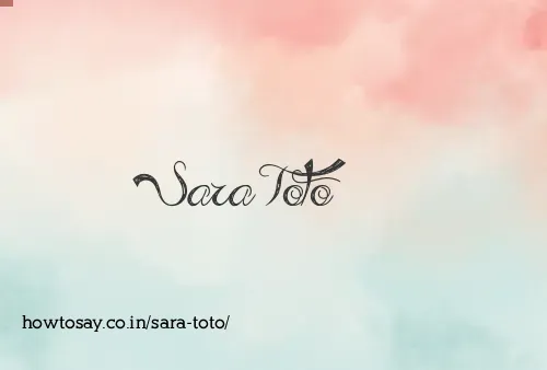 Sara Toto