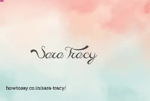 Sara Tracy