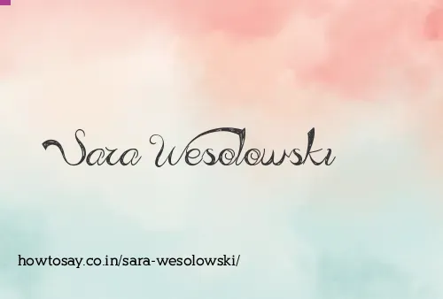 Sara Wesolowski