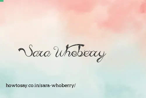 Sara Whoberry