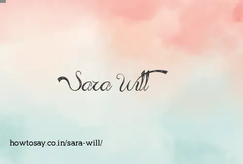 Sara Will
