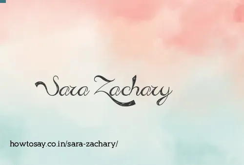 Sara Zachary