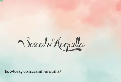 Sarah Arquilla