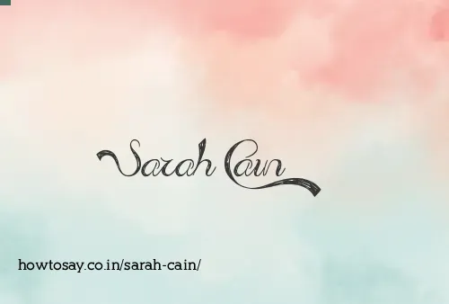 Sarah Cain