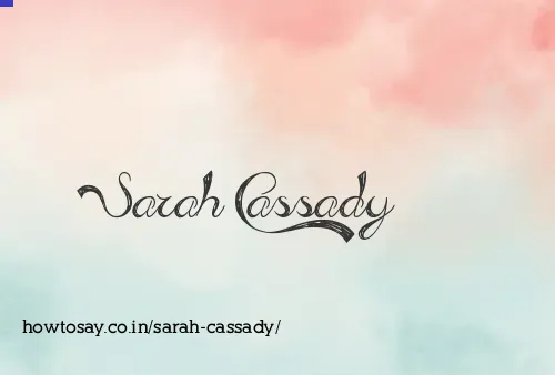 Sarah Cassady