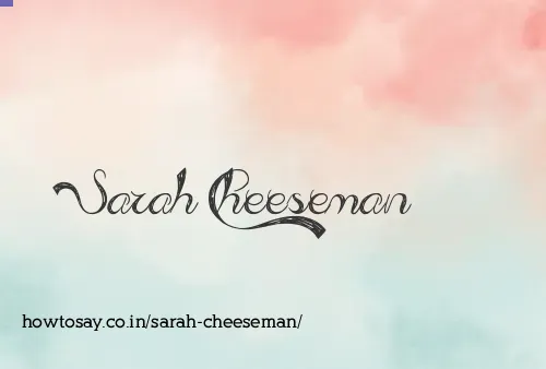 Sarah Cheeseman