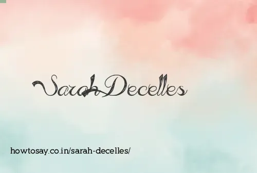 Sarah Decelles