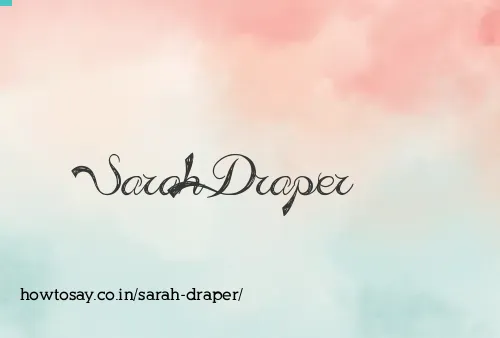 Sarah Draper
