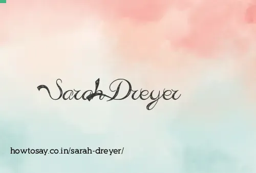Sarah Dreyer