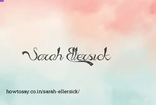 Sarah Ellersick