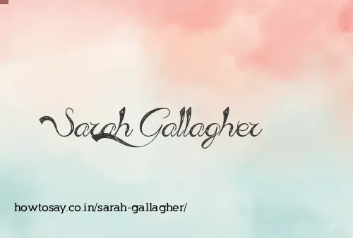 Sarah Gallagher