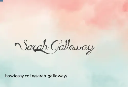 Sarah Galloway
