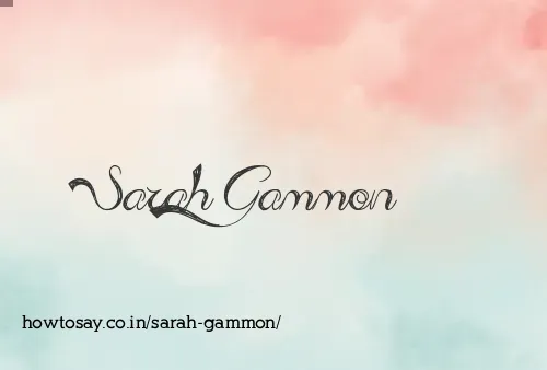 Sarah Gammon