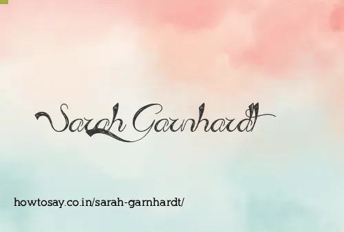 Sarah Garnhardt