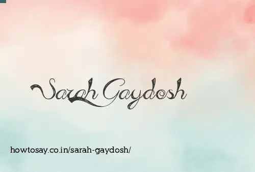 Sarah Gaydosh