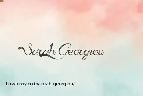 Sarah Georgiou