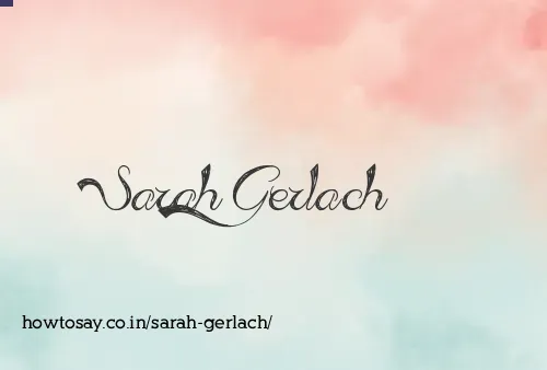 Sarah Gerlach
