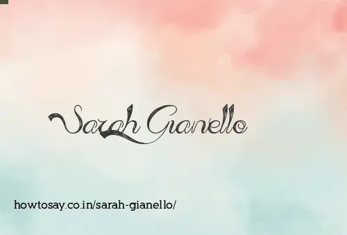 Sarah Gianello