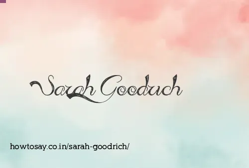 Sarah Goodrich