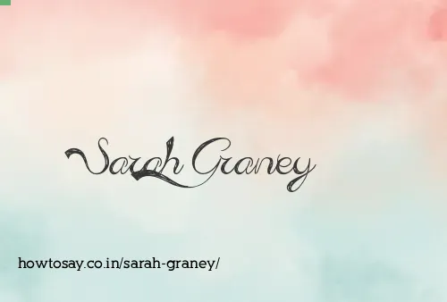 Sarah Graney