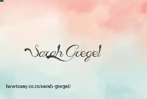 Sarah Gregel
