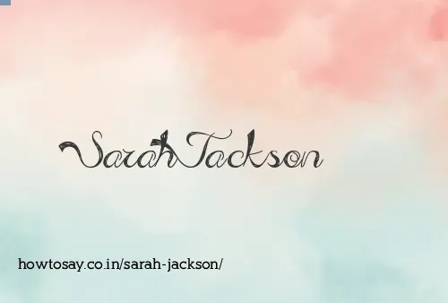 Sarah Jackson