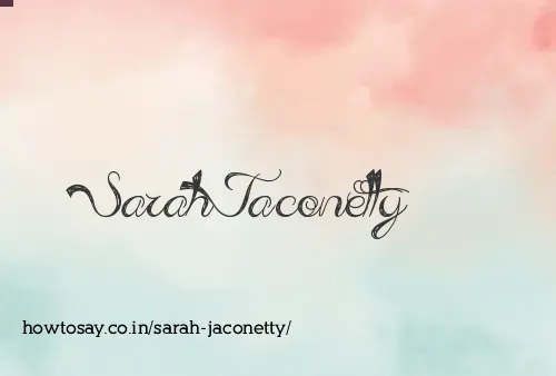 Sarah Jaconetty