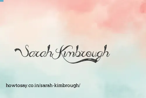 Sarah Kimbrough