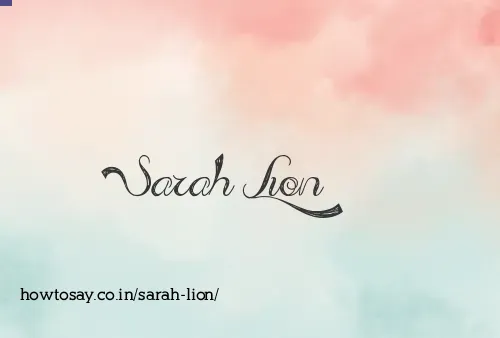 Sarah Lion